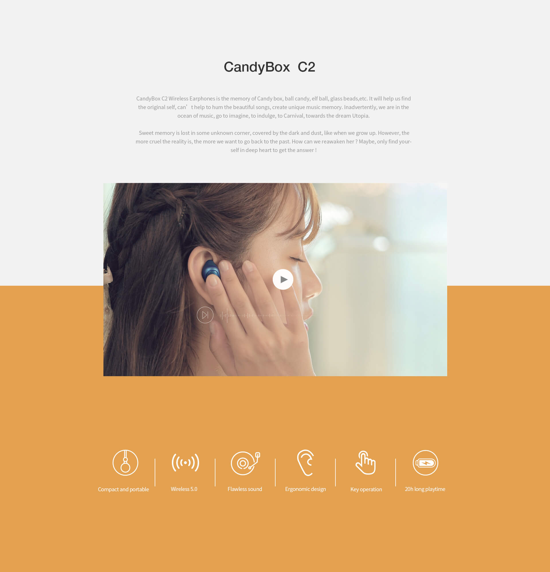 Беспроводные наушники Nillkin NinaKiss Candy Box C2 TWS Wireless earphones